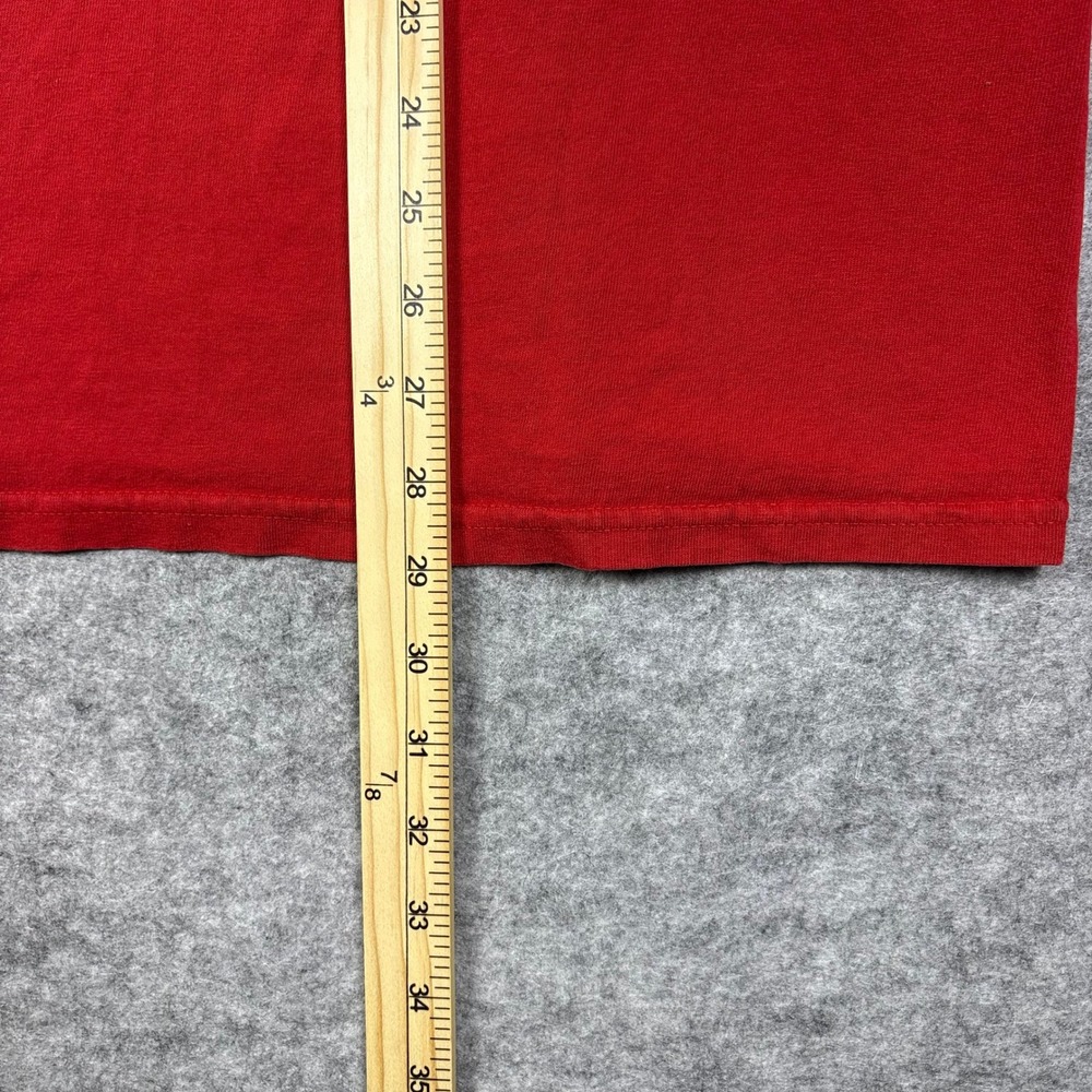 Vintage Russell Athletic Nebraska Huskers T-Shirt Red 90s Collegiate Large - Picture 7 of 7